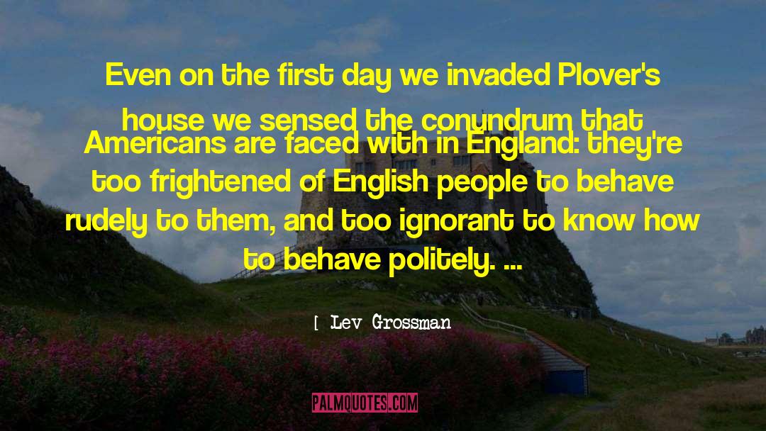 English People quotes by Lev Grossman