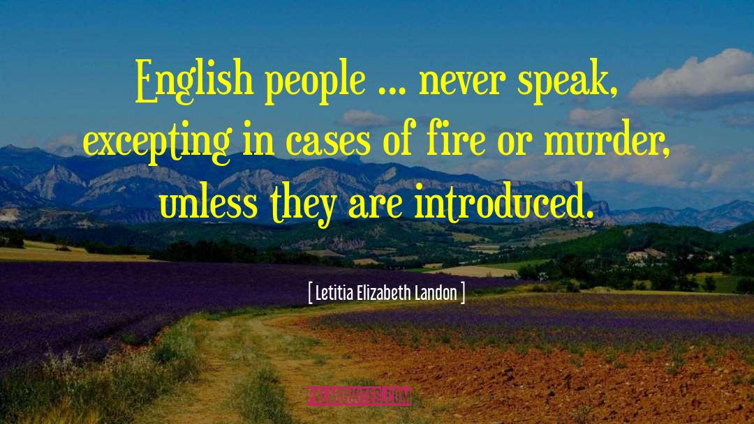 English People quotes by Letitia Elizabeth Landon