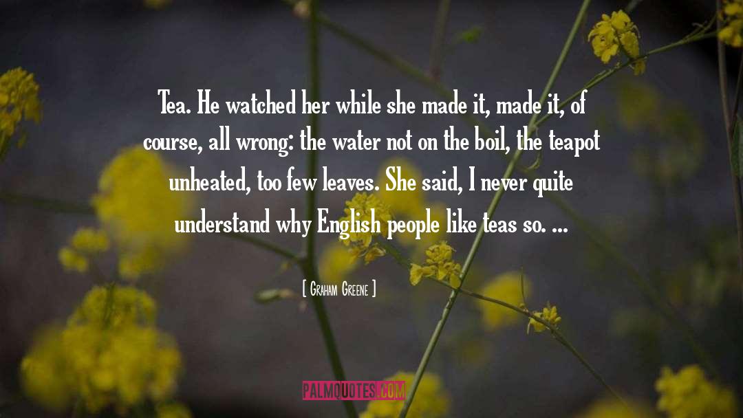 English People quotes by Graham Greene