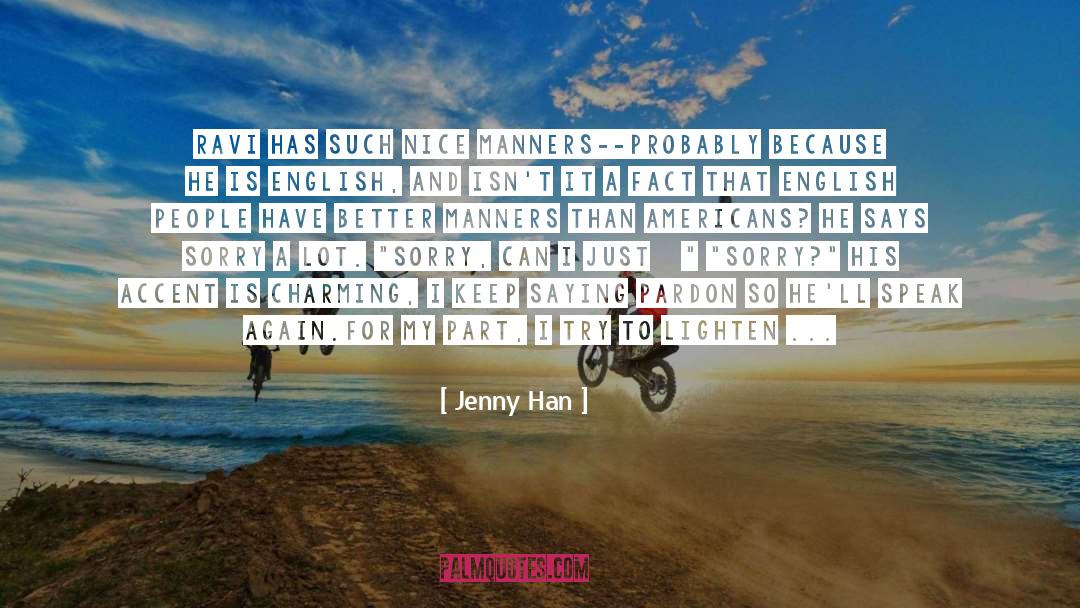 English People quotes by Jenny Han