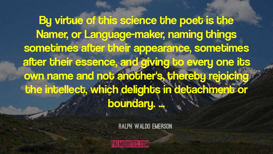 English Poet quotes by Ralph Waldo Emerson