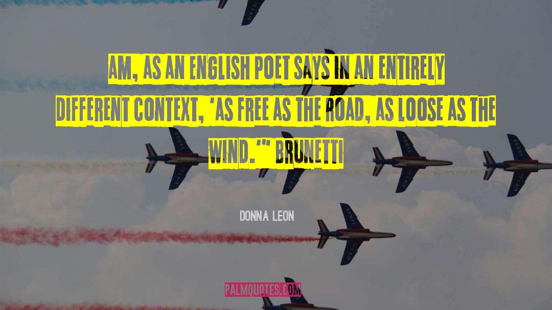 English Poet quotes by Donna Leon