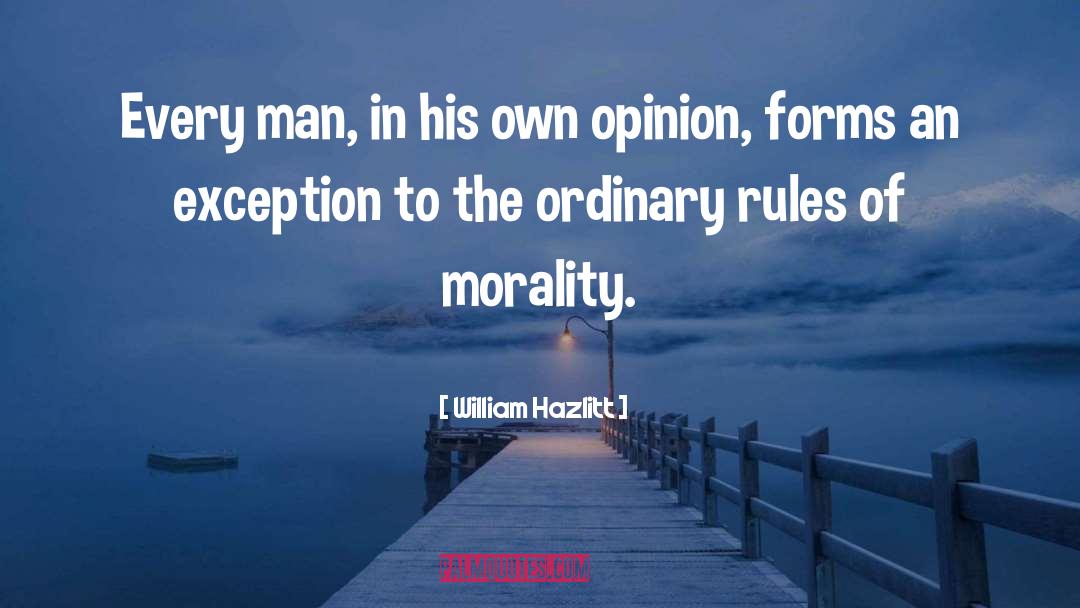 English Rules quotes by William Hazlitt
