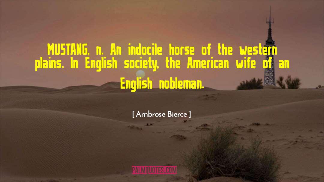 English Society quotes by Ambrose Bierce