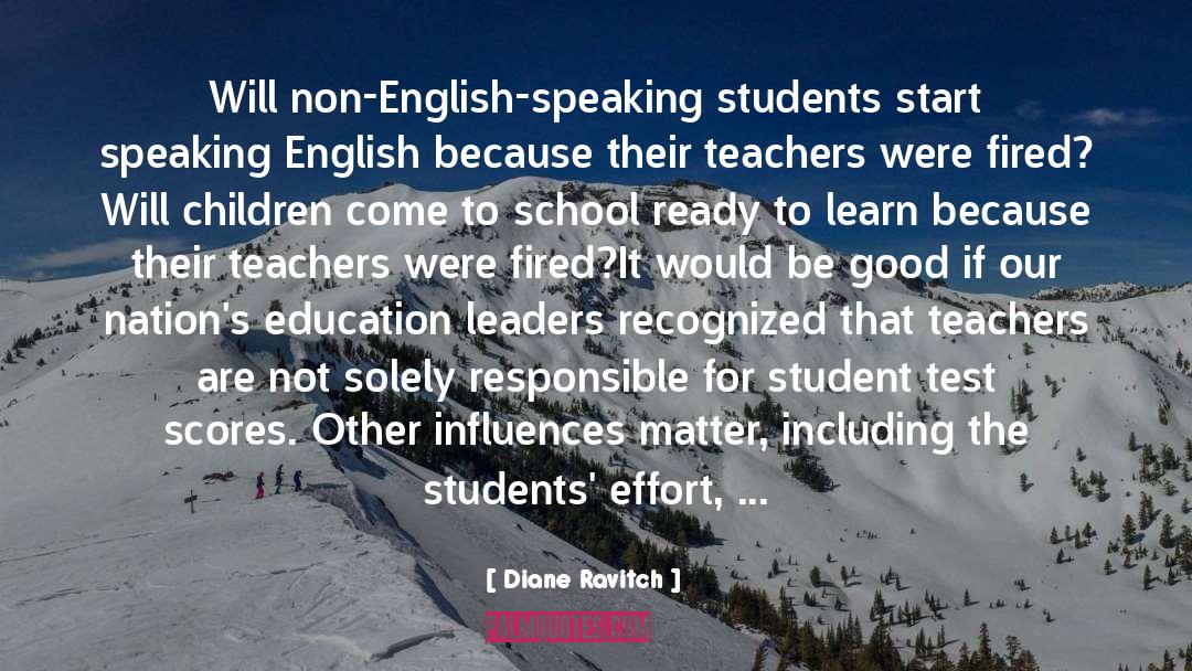 English Speaking Country quotes by Diane Ravitch