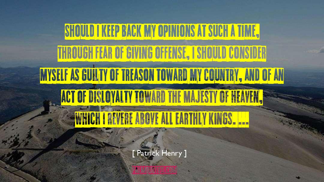 English Speaking Country quotes by Patrick Henry