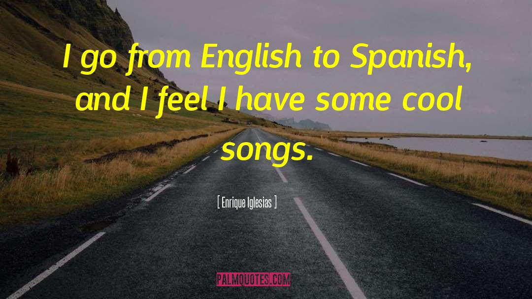 English Thoroughness quotes by Enrique Iglesias