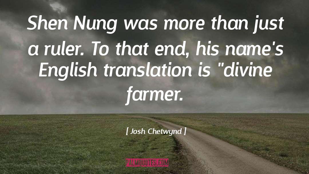 English Translation quotes by Josh Chetwynd