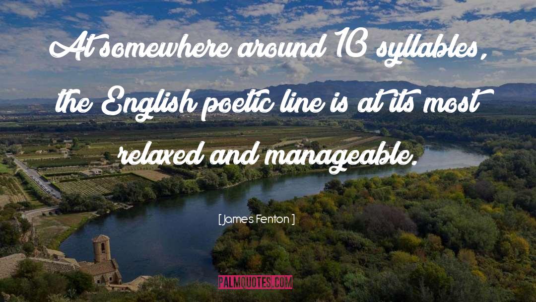 English Verse quotes by James Fenton