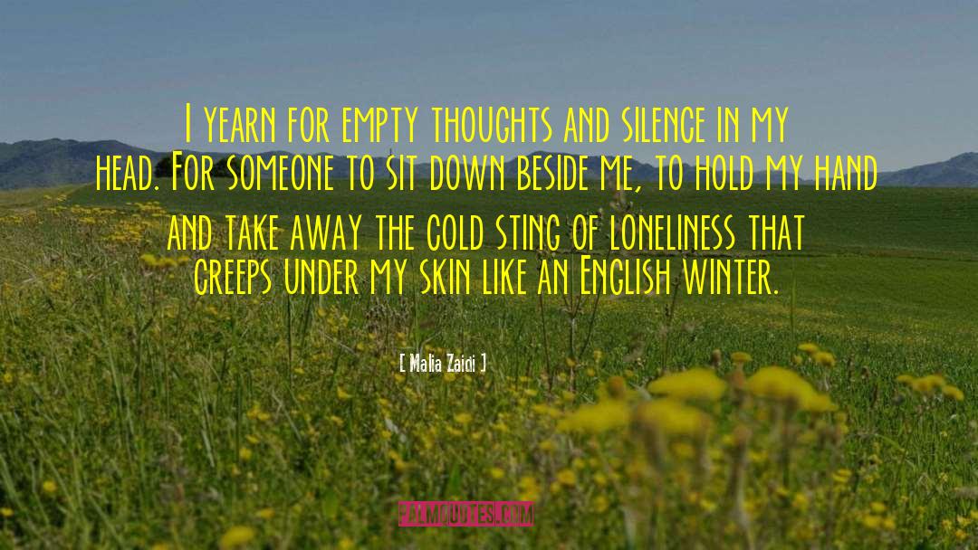 English Weather quotes by Malia Zaidi