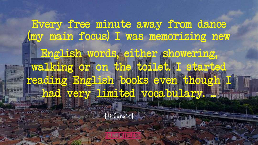 English Words quotes by Li Cunxin