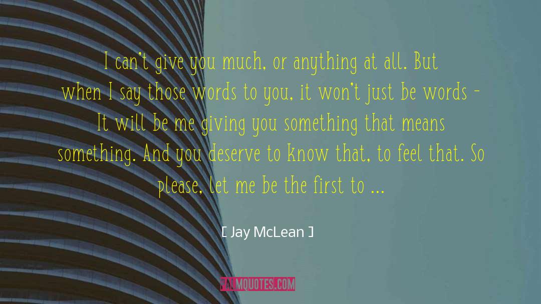 English Words quotes by Jay McLean