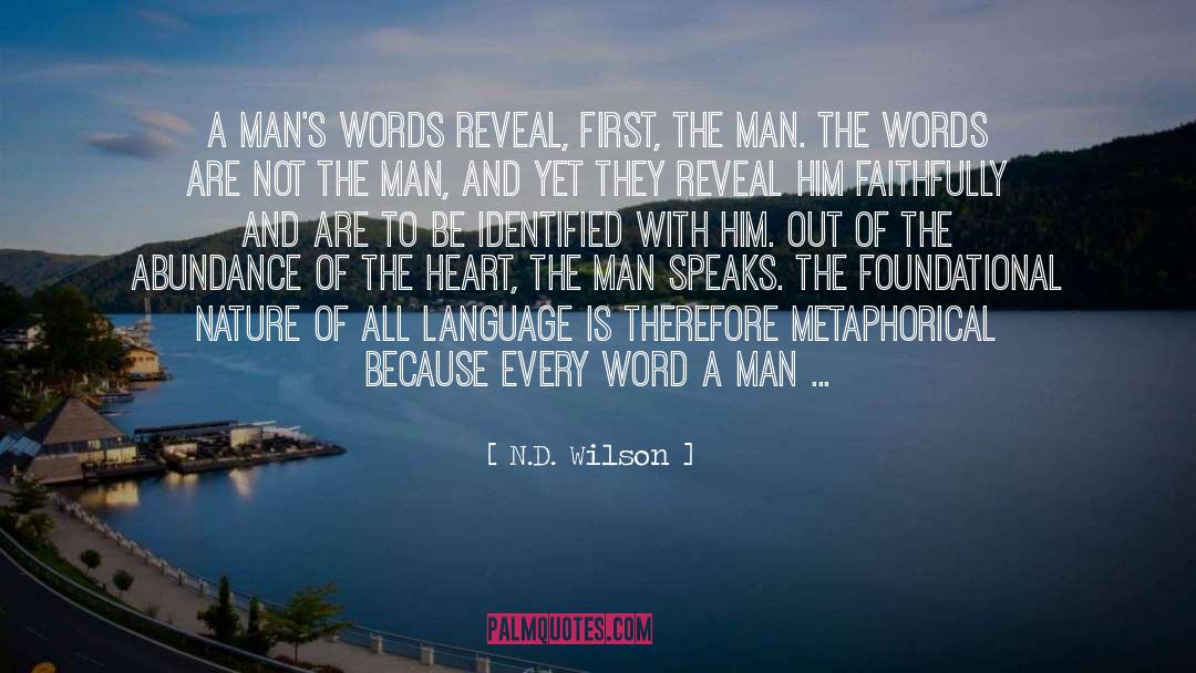 English Words quotes by N.D. Wilson