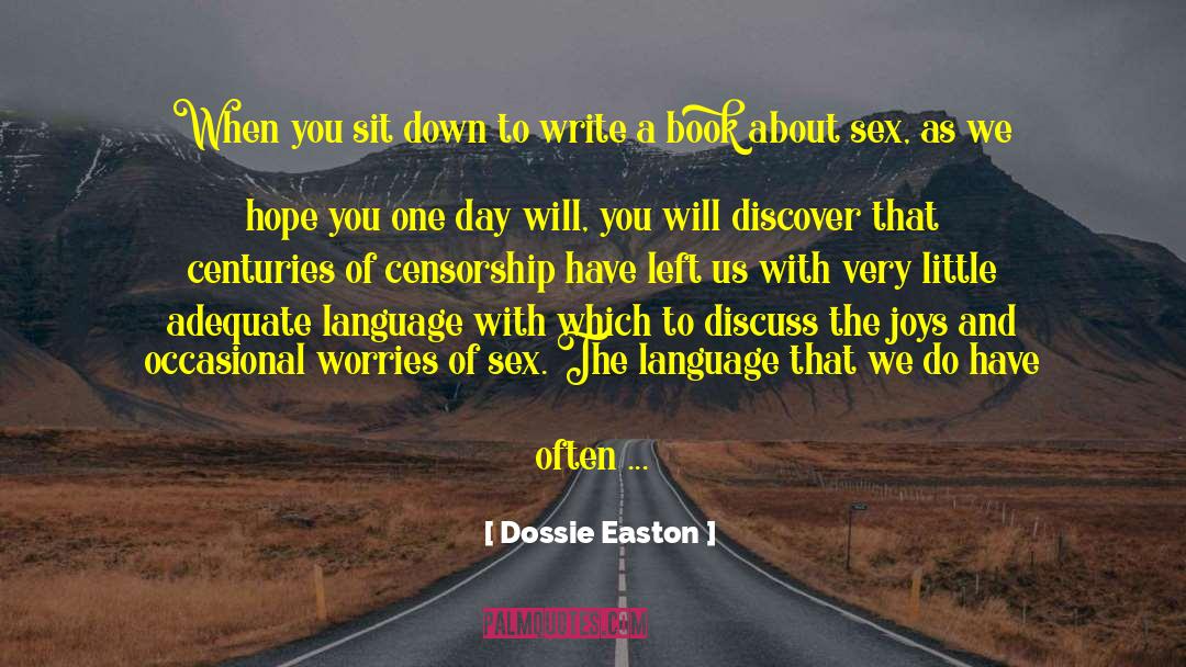 English Words quotes by Dossie Easton