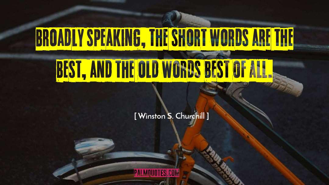 English Words quotes by Winston S. Churchill