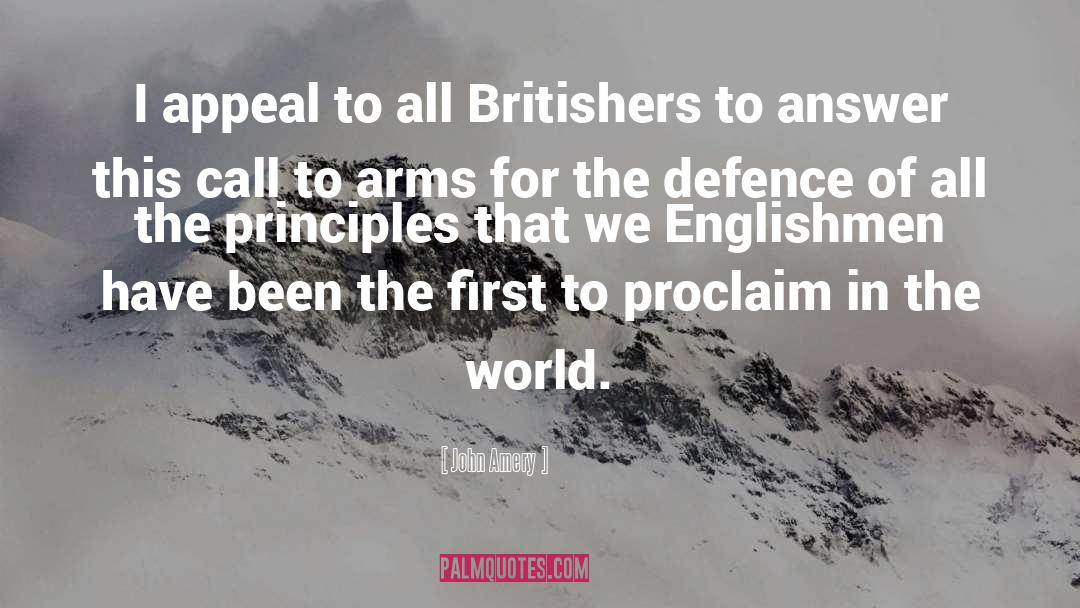 Englishmen quotes by John Amery