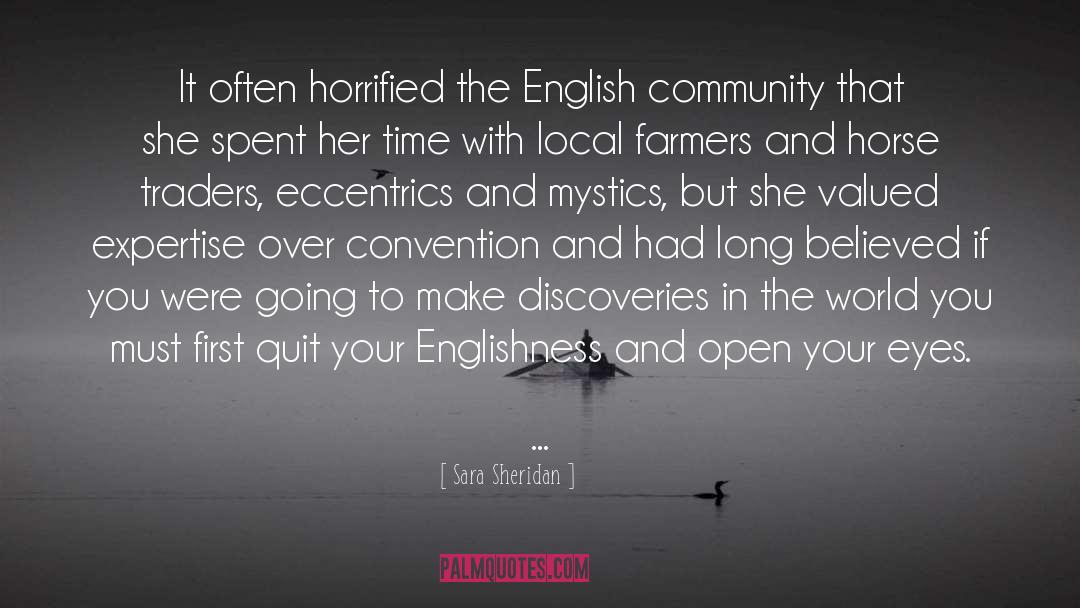 Englishness quotes by Sara Sheridan