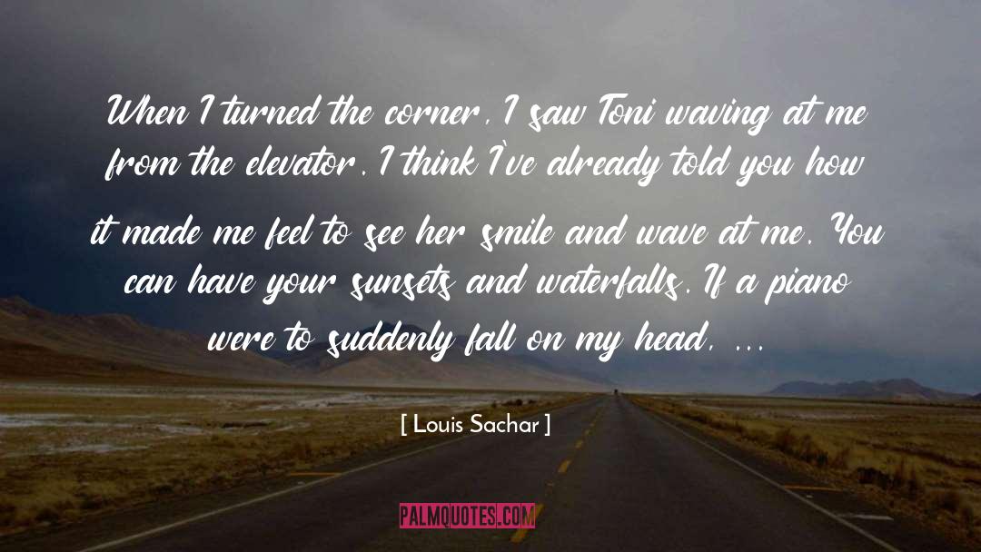 Engraved quotes by Louis Sachar