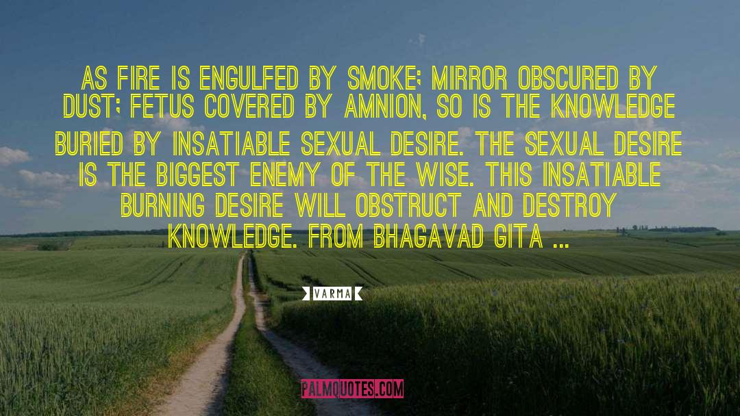 Engulfed quotes by Varma