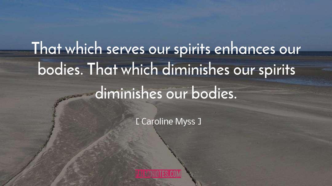 Enhances quotes by Caroline Myss