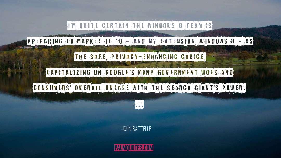 Enhancing quotes by John Battelle