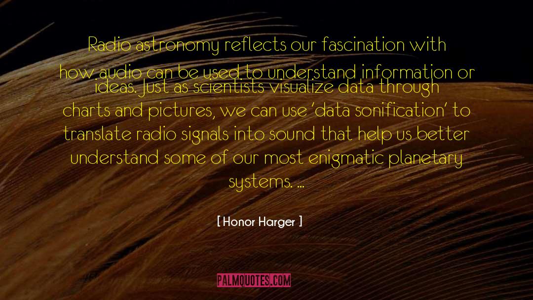 Enigmatic quotes by Honor Harger