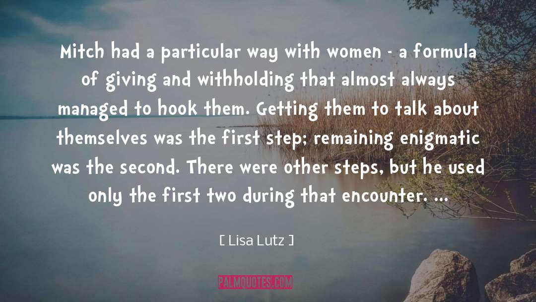 Enigmatic quotes by Lisa Lutz