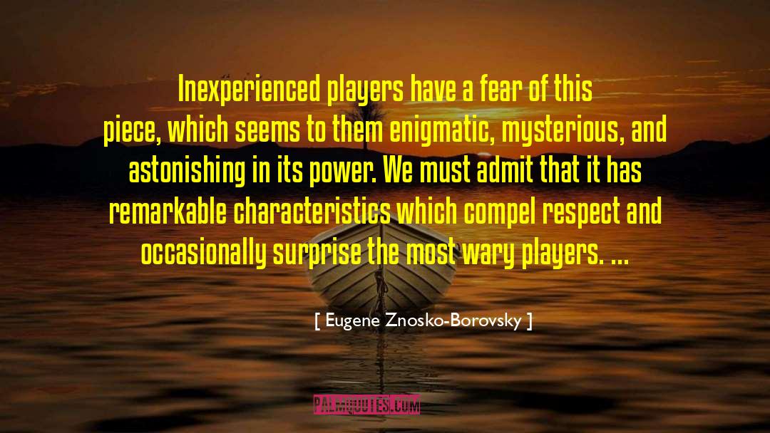 Enigmatic quotes by Eugene Znosko-Borovsky