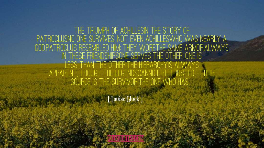Enjambments Compared quotes by Louise Gluck