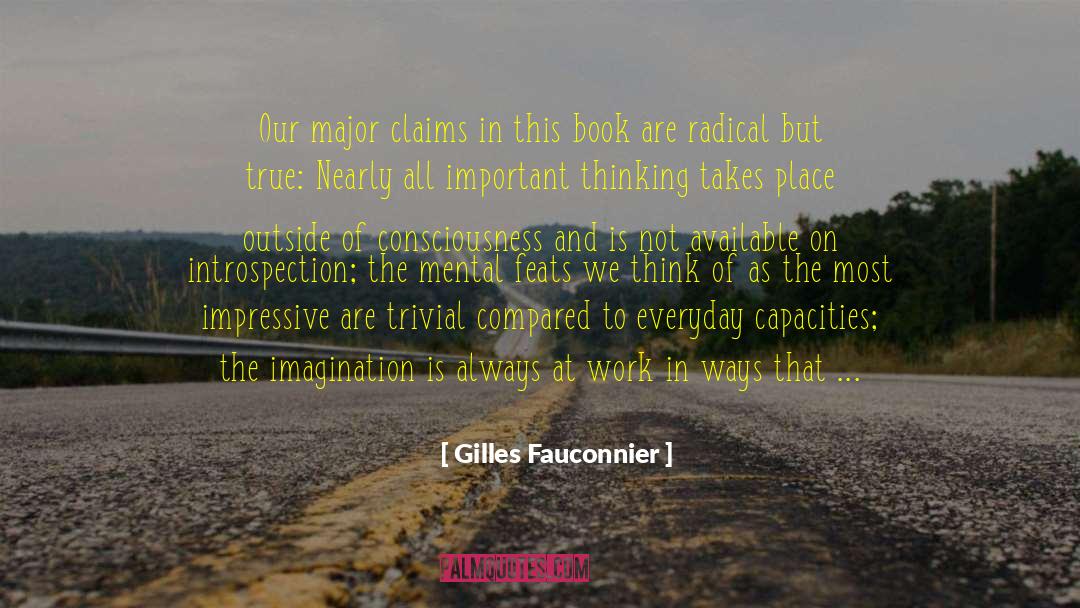 Enjambments Compared quotes by Gilles Fauconnier