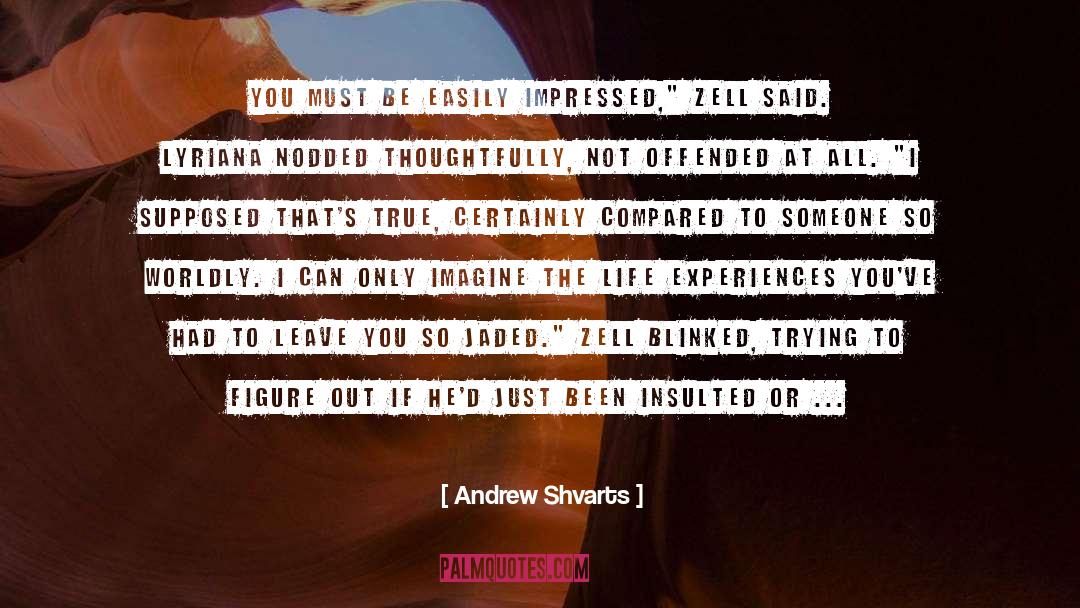 Enjambments Compared quotes by Andrew Shvarts