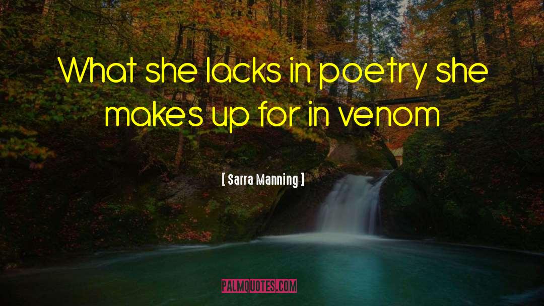 Enjambments In Poetry quotes by Sarra Manning