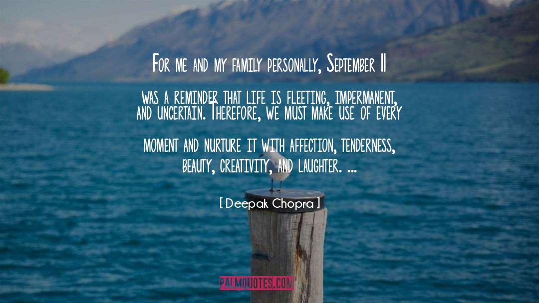 Enjoy Beauty quotes by Deepak Chopra