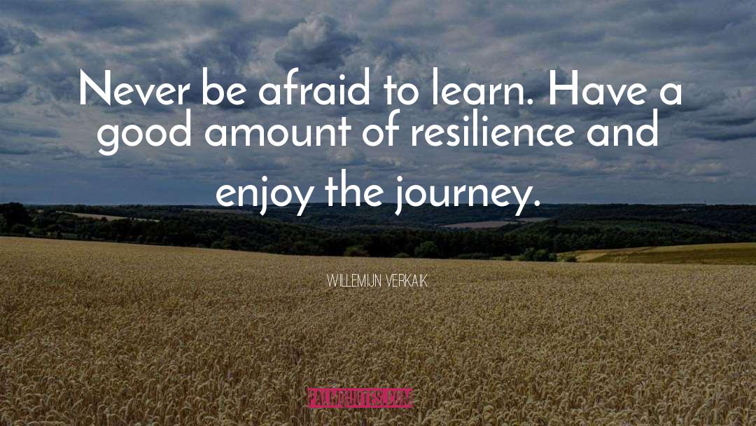 Enjoy The Journey quotes by Willemijn Verkaik