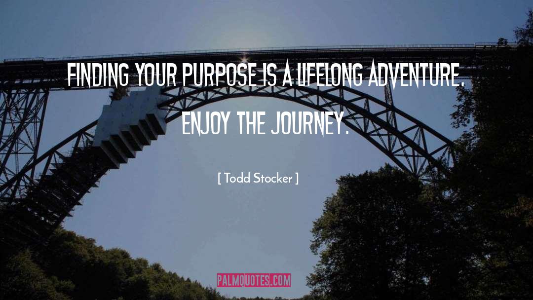 Enjoy The Journey quotes by Todd Stocker