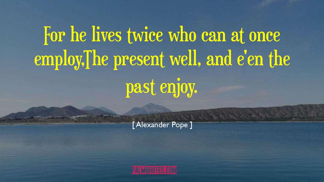 Enjoy The Journey quotes by Alexander Pope