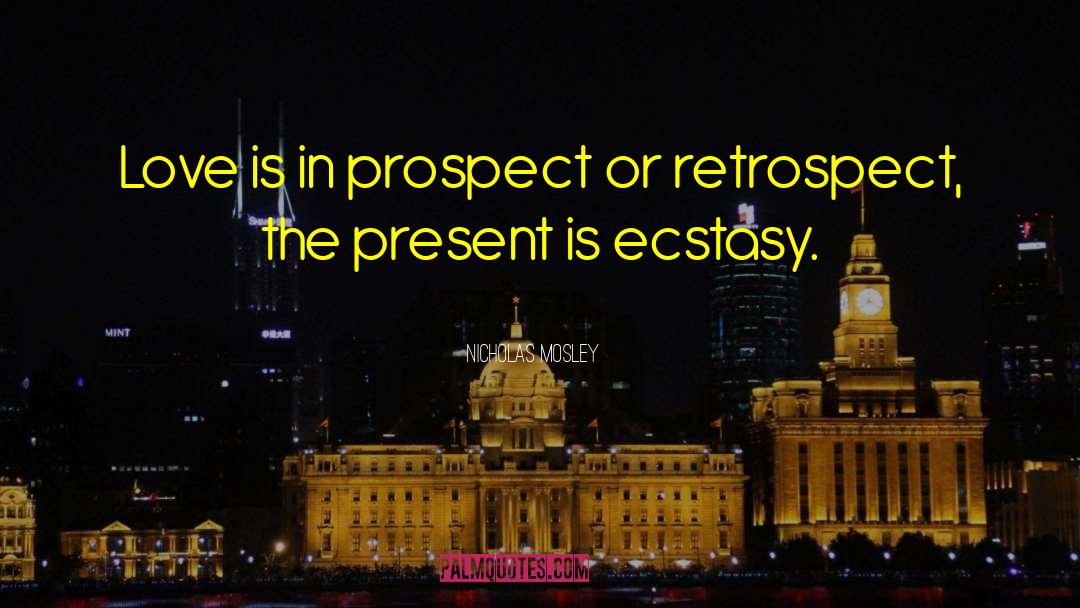 Enjoy The Present quotes by Nicholas Mosley