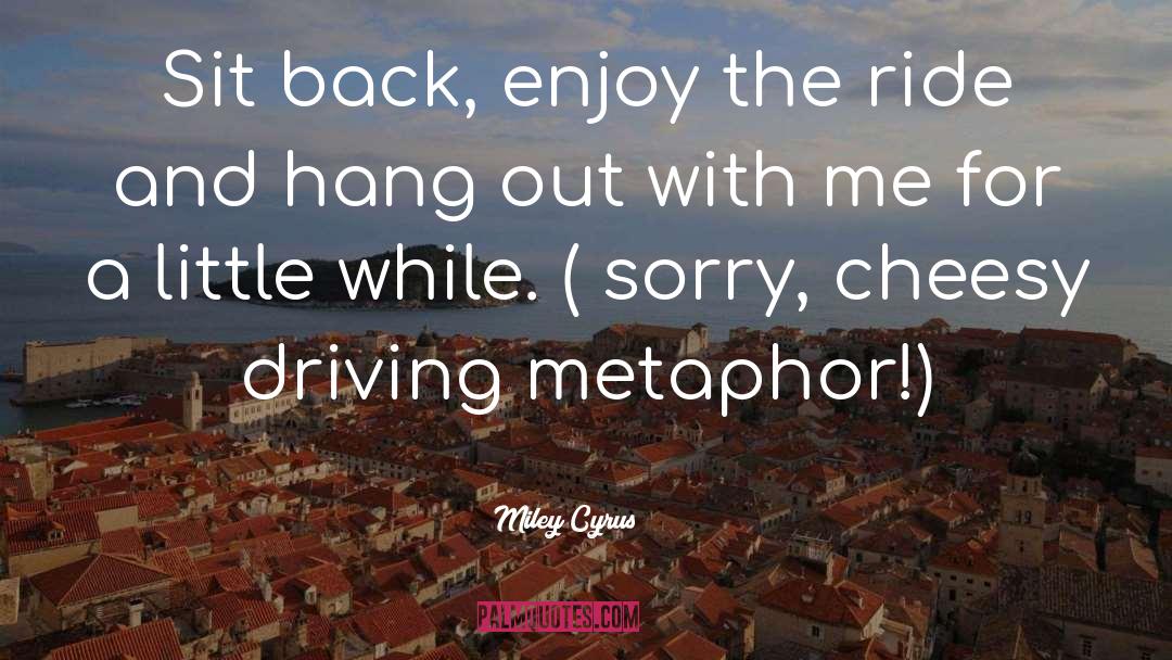 Enjoy The Ride quotes by Miley Cyrus