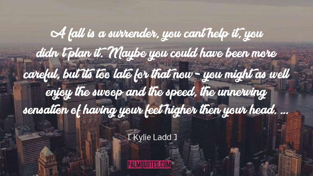Enjoy The Triumph quotes by Kylie Ladd