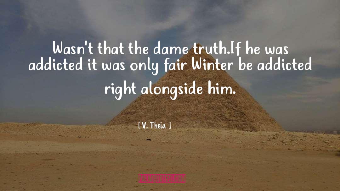 Enjoy Winter quotes by V. Theia