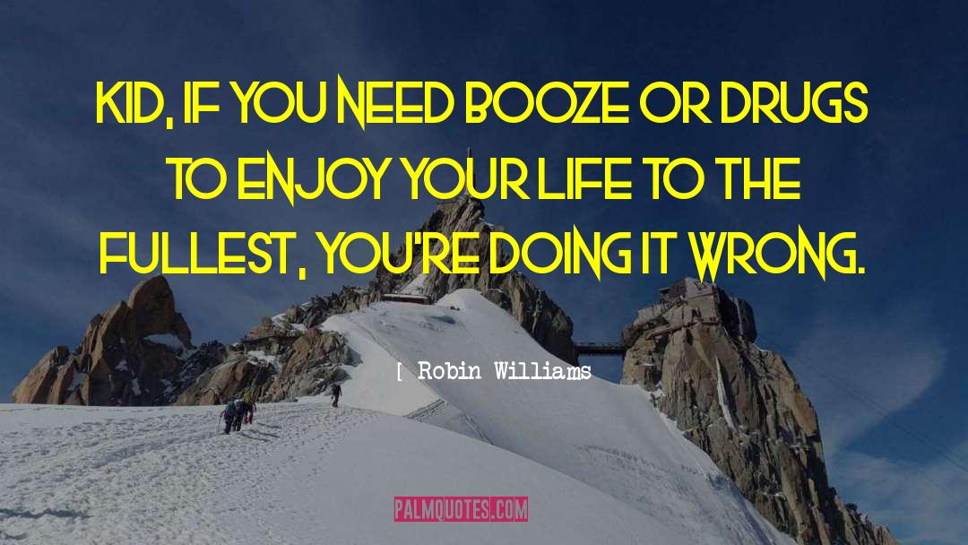 Enjoy Your Life quotes by Robin Williams