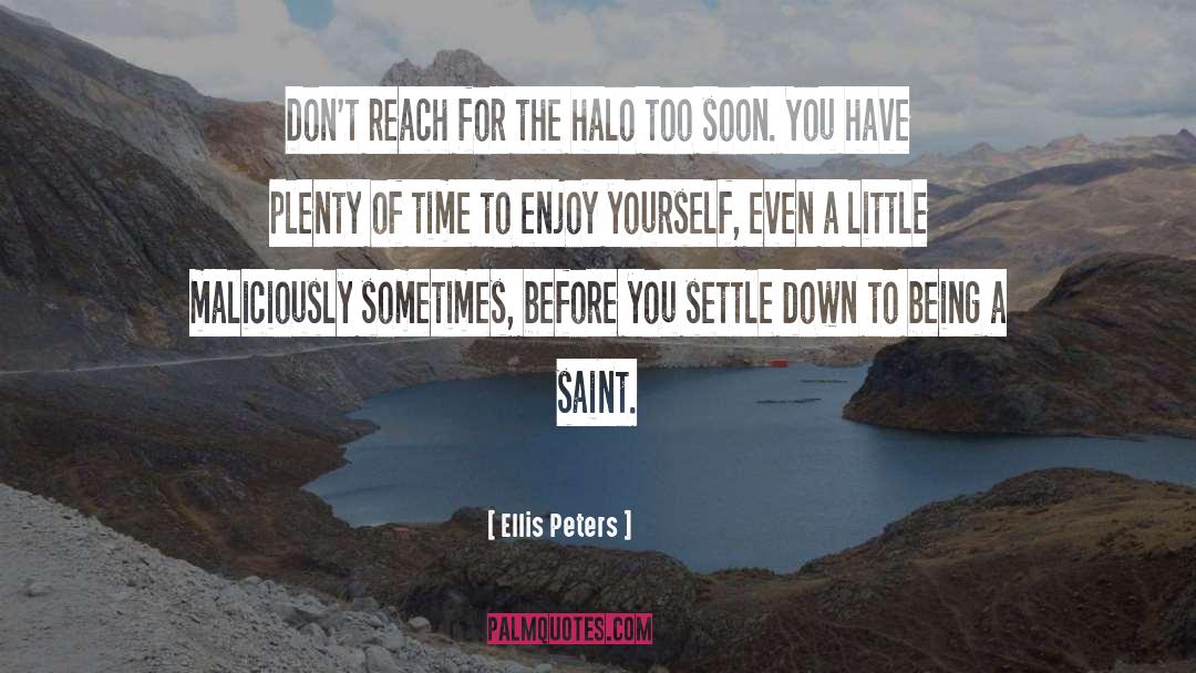 Enjoy Yourself quotes by Ellis Peters