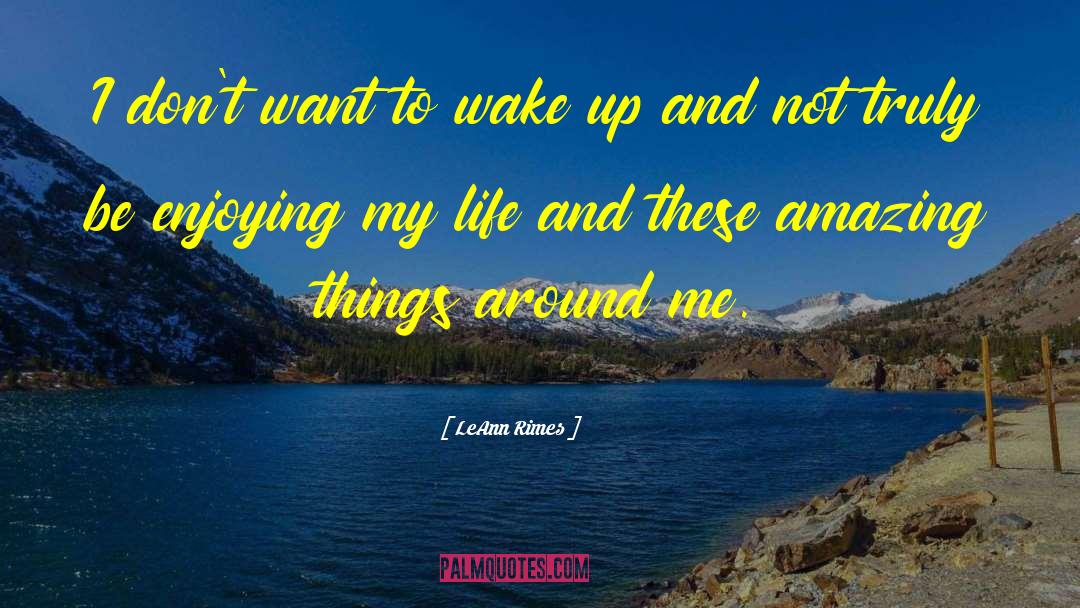 Enjoying My Life quotes by LeAnn Rimes