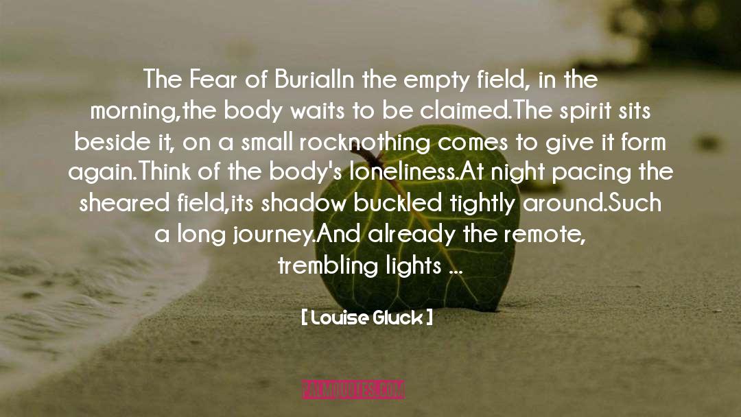 Enjoying The Journey quotes by Louise Gluck
