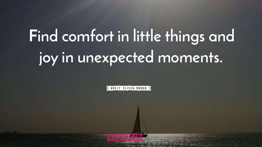 Enjoying The Little Moments quotes by Holly Elissa Bruno