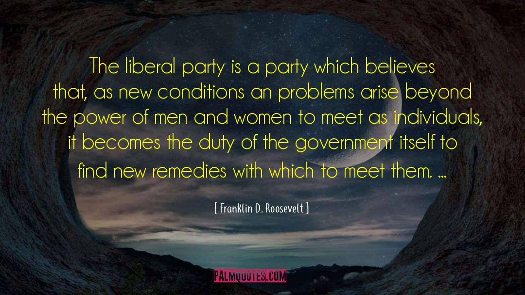 Enjoying The Party quotes by Franklin D. Roosevelt