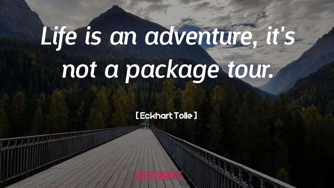 Enjoying Tour With Friends quotes by Eckhart Tolle