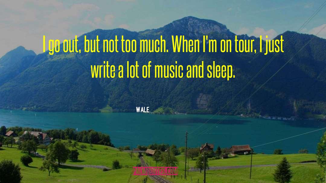 Enjoying Tour With Friends quotes by Wale