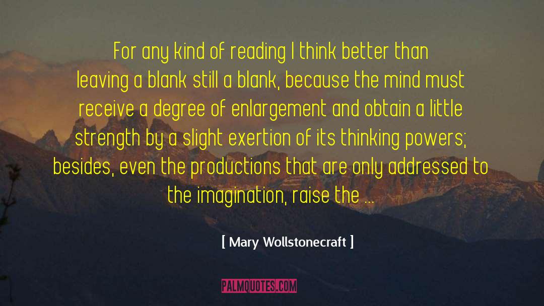 Enlargement quotes by Mary Wollstonecraft