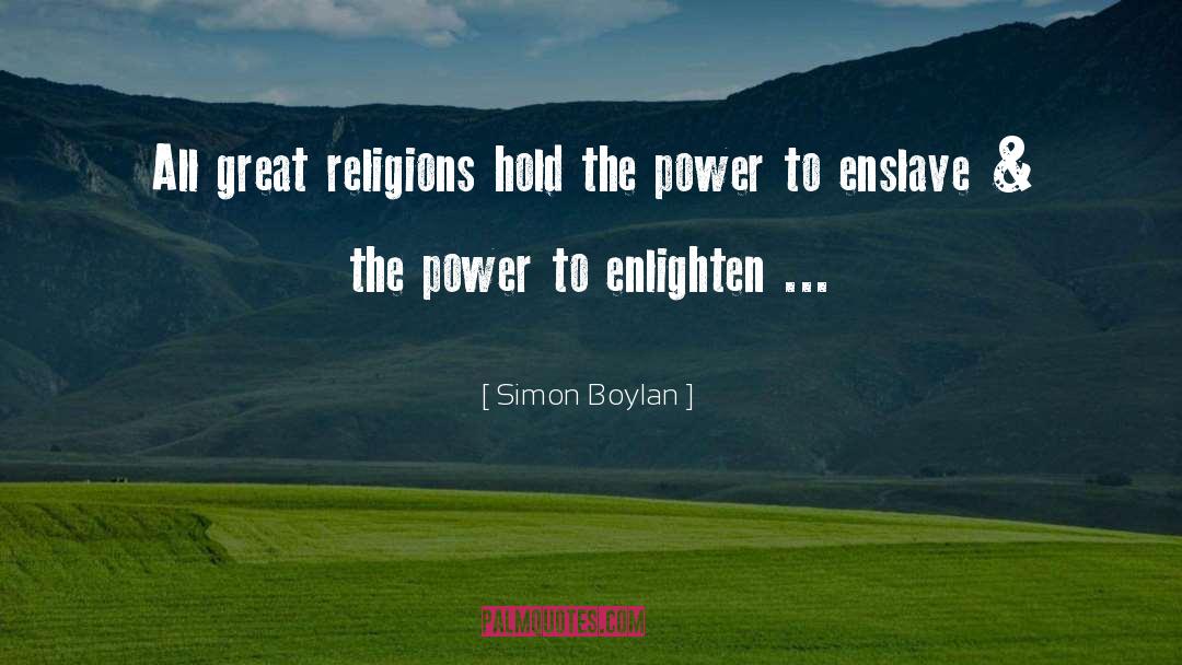 Enlighten quotes by Simon Boylan